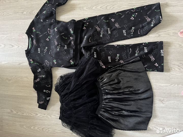 Школьнвя форма + одежда на девочку 140см, 2 класс