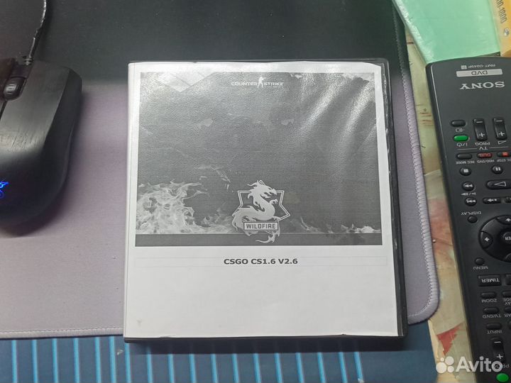 Dvd диск с игрой на пк csgo CS 1.6