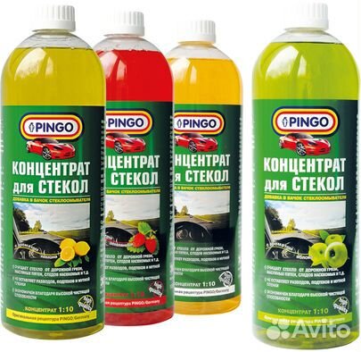 Моющий концентрат для стеклоочистителей pingo 1:10