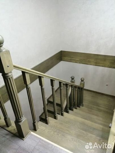 Лестница из ясеня К1203