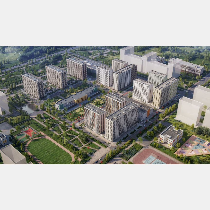 2-к. квартира, 54,2 м², 5/15 эт.
