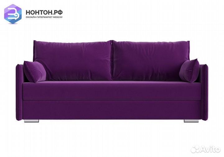 Диван еврокнижка Сайгон микровельвет фиолетовый