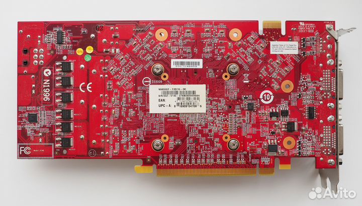 Видеокарта MSI N9800GT-T2D1G (неисправна)