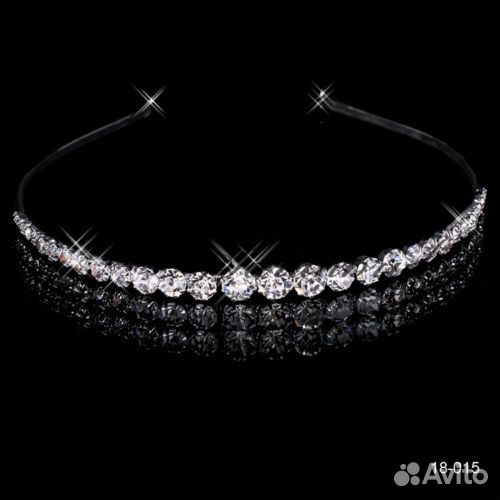 Тиара для невесты, помолвка (стразы)