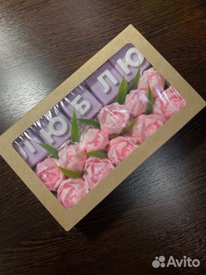 Мыло ручной работы к 14 февраля