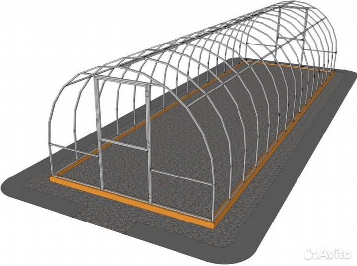 Теплица каркас Арочная+добор