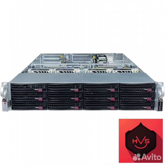 Supermicro 829 12LFF 2xE5-2690v4 256GB, S3008L