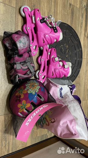 Ролики, защита, каска, шлем защитный