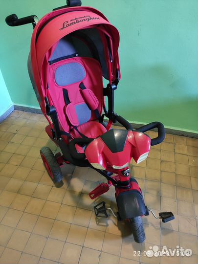 Велосипед с родительской ручкой