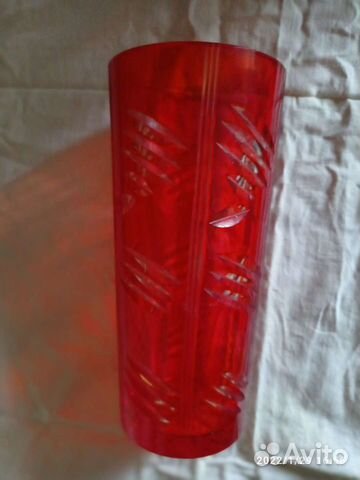 Ваза для цветов цветное стекло