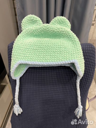 Плюшевая шапка