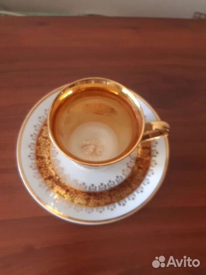 Чайно-кофейная пара Чехословакия цена за 6 шт