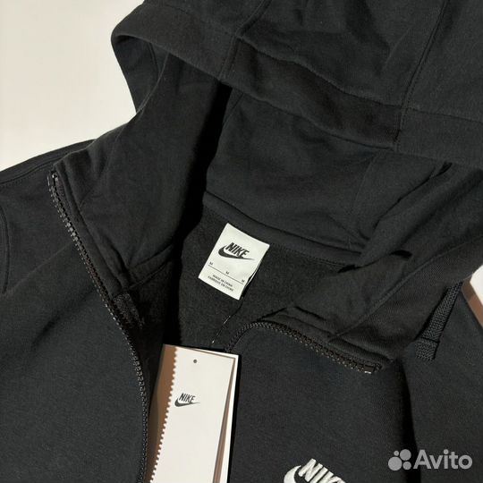 Зип-Худи Nike Black Zip Hoodie New