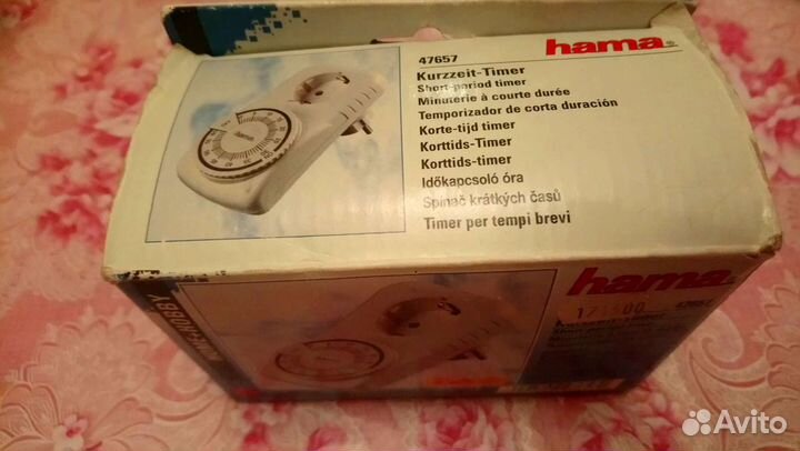 Розетка-таймер hama 47657,47653