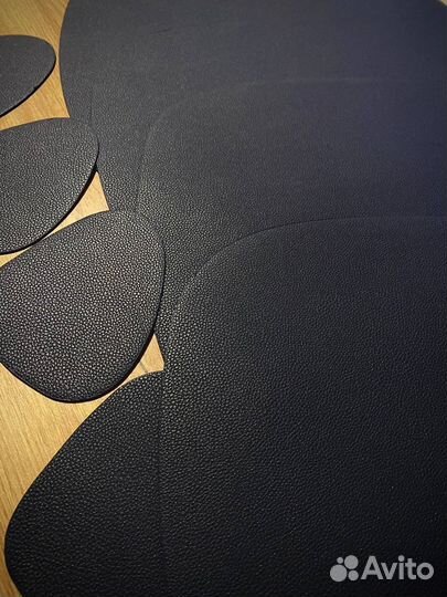 Комплект салфеток под посуду кожа