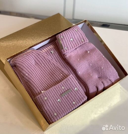 Набор 3в1 Перчатки, шарф, шапка Michael Kors