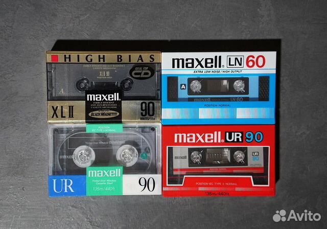 Аудиокассеты Maxell для коллекции, новые купить в Москве | Хобби и ...