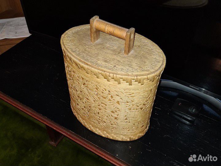 Лукошко из бересты
