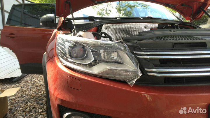 VW Tiguan 11-16 Фары Led Standlicht черные