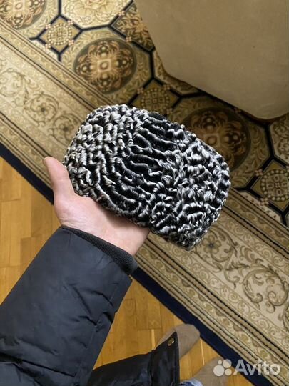 Каракулевая шапка папаха ушанка