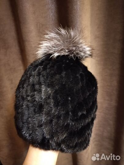 Шапка зимняя меховая женская норка