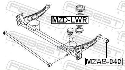 Отбойник амортизатора mazda MPV 99-06 зад