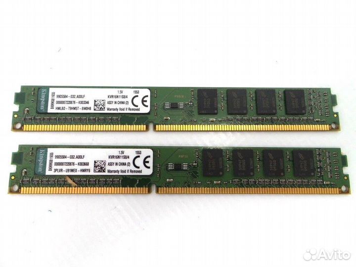 Оперативная память DDR3 Kingston KVR16N11S8/4