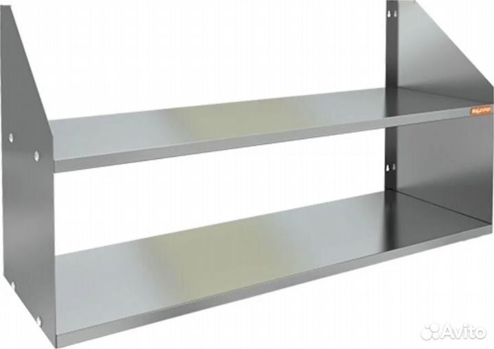 Полка настенная нержавеющая