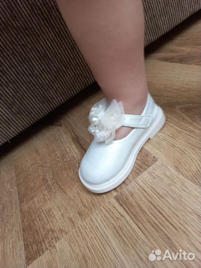 Туфли нарядные для девочки 22р