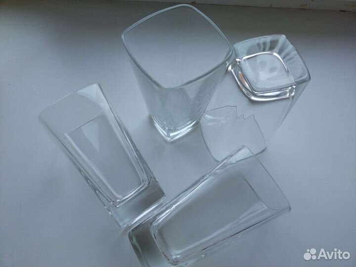 Стаканы квадратные (бокалы) vidivi 380мл Италия