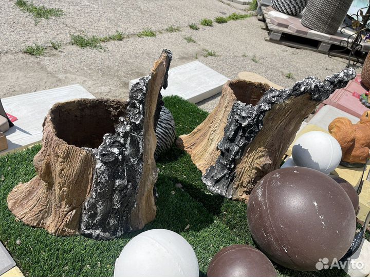 Кашпо для растений уличное бетонное 