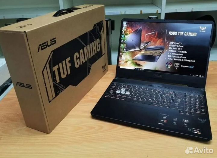 Игровой ноутбук asus новый