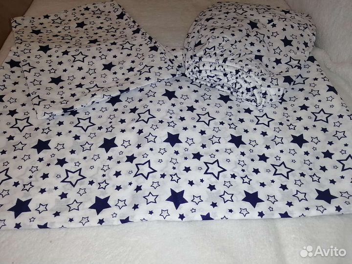 Комплект постельного белья в детскую кроватку