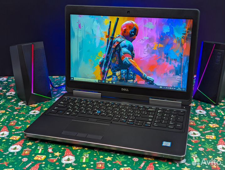 Dell 7520 i7-7820HQ Nvidia M2200 16/512gb