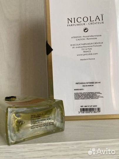 Nicolai Parfumeur Patchouli intense