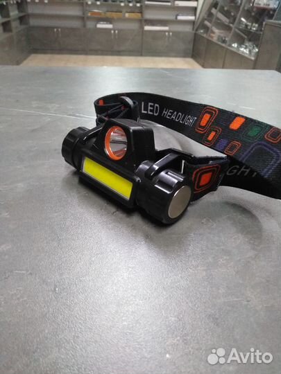 LED налобный фонарь с магнитом