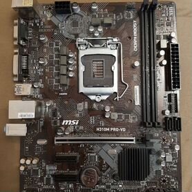 Материнка MSI H310M PRO-VD