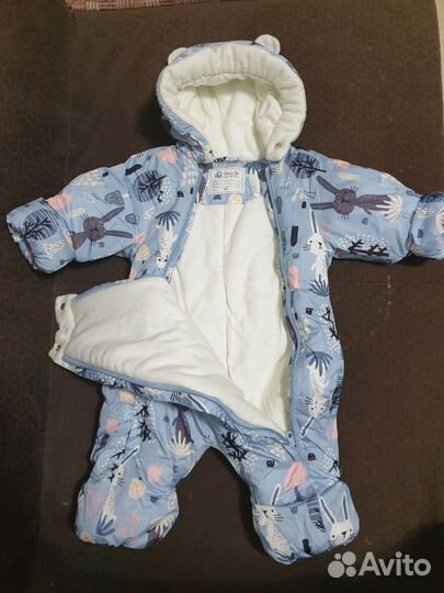 Комбинезон теплый,беби гоу,размер 68