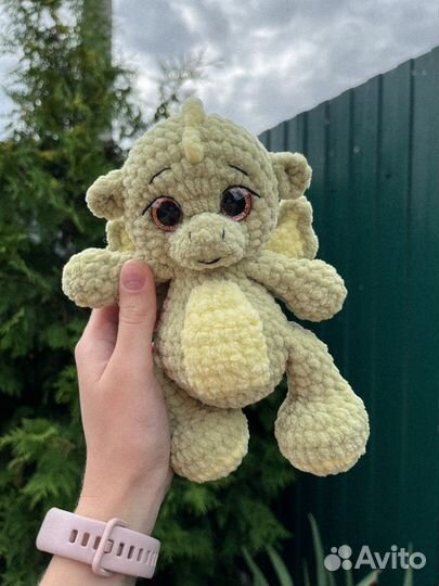 Дракон - вязаная игрушка