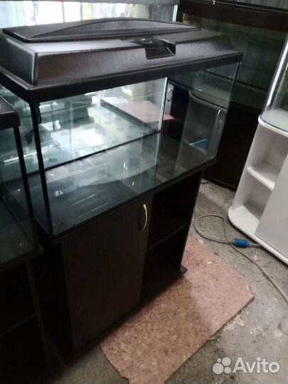 Аквариум 100 л. С тумбой