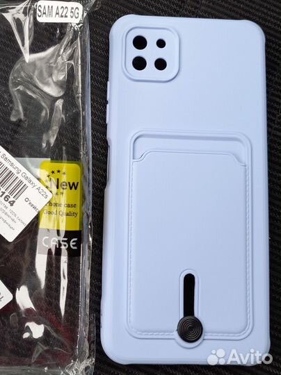 Чехол с картхолдером на Самсунг А22 5G (А22s)