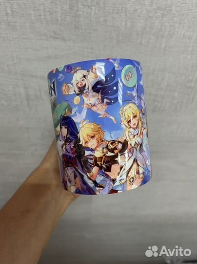 Кружка подарочная Genshin impact