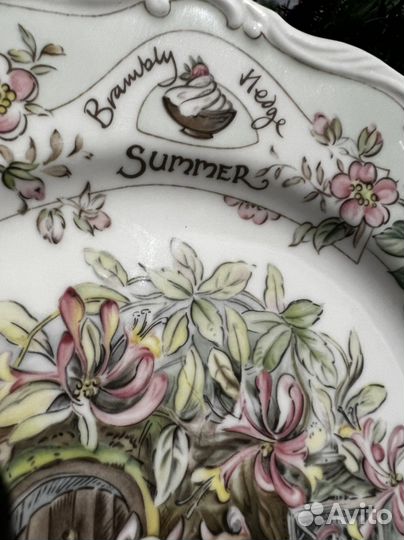 Винтажная тарелка Royal Doulton (Англия)