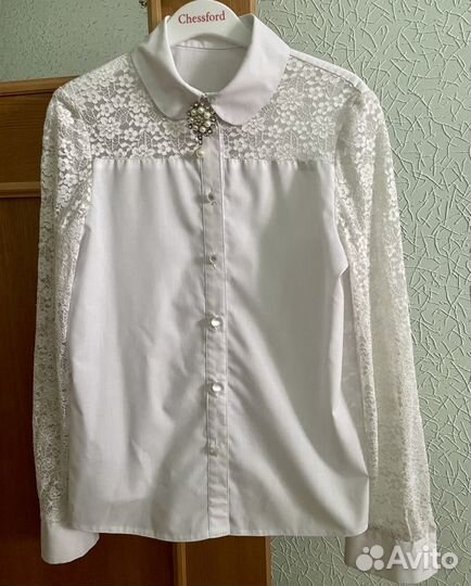 Блузка рубашка школьная