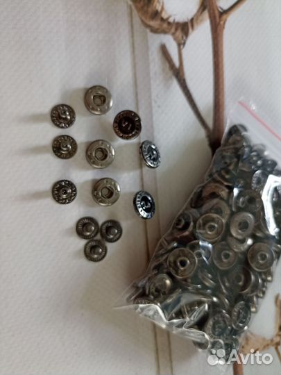 Кнопки для одежды Альфа 12,5 мм нержавейка