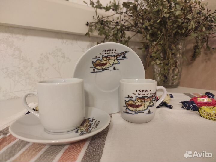 Кофейный сервиз новый сувенирный