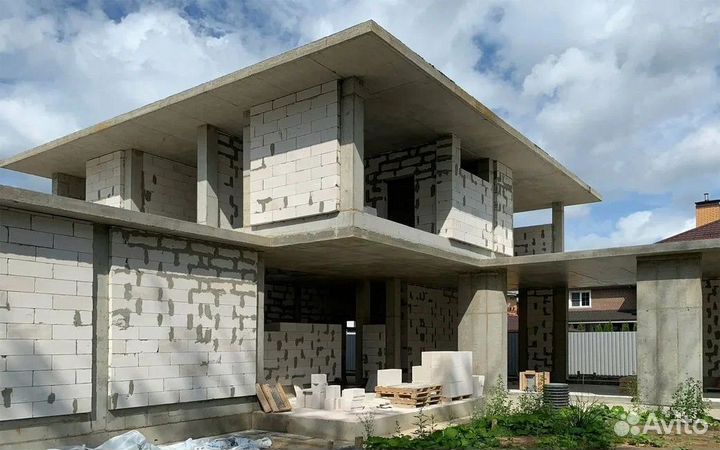 Бетонные работы со своей опалубкой под ключ