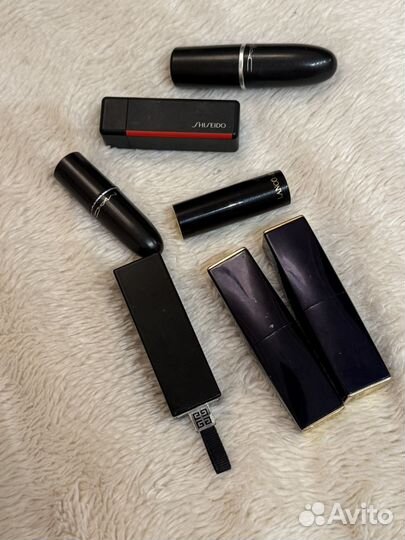 Помада estee lauder, givenchy, shiseido,lancome