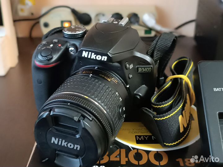 Nikon d3400 18-55 VR Kit (15тыс кадров)