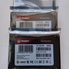 SSD 128, 240, 256, 480, M2 NVMe 512Gb